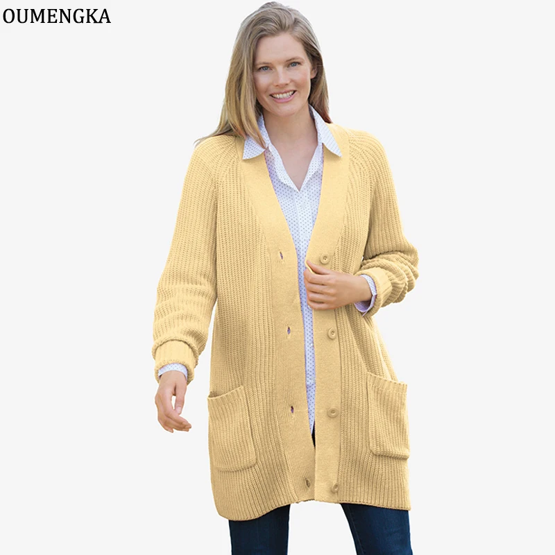 2023 Autumn Winter Sweater 60% Cotton Long Coat Women Of Quality Solid Lady High-end Open Stitch Full Sleeve Oversize Outswears
2023 Autumn Winter Sweater 60% Cotton Long Coat Women Of Quality Solid Lady High-end Open Stitch Full Sleeve Oversize Outswears