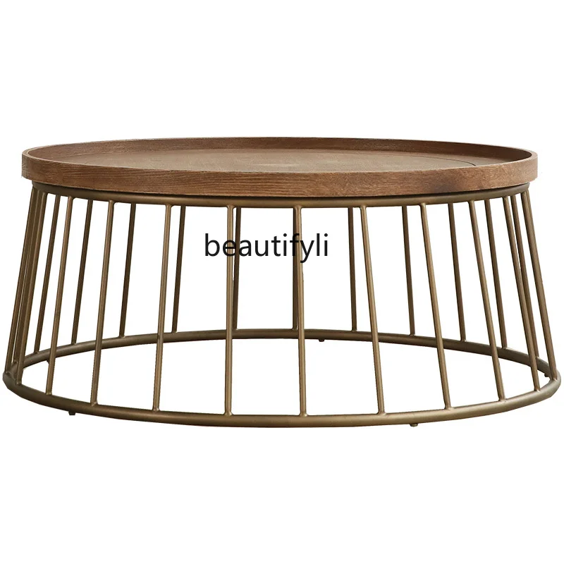 yj Light Luxury Post-Modern Simple Living Room Nordic American round Tea Table Personality European Coffee Table
yj Light Luxury Post-Modern Simple Living Room Nordic American round Tea Table Personality European Coffee Table