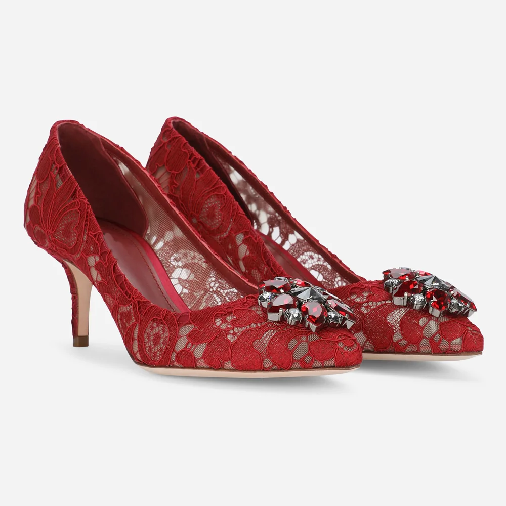 Crystal Bling Flower Lace Pumps Sexy Pointed Toe Thin Heel Slip On Customized Accept New Arrivals Fashion Women Modern Shoes
Crystal Bling Flower Lace Pumps Sexy Pointed Toe Thin Heel Slip On Customized Accept New Arrivals Fashion Women Modern Shoes