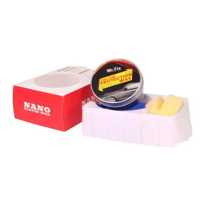 120g Car Crystal Wax Auto Paint Surface Polishing With Sponge & Towel Vehicles Protection For Cars Scratch Repair & Maintenance
120g Car Crystal Wax Auto Paint Surface Polishing With Sponge & Towel Vehicles Protection For Cars Scratch Repair & Maintenance
