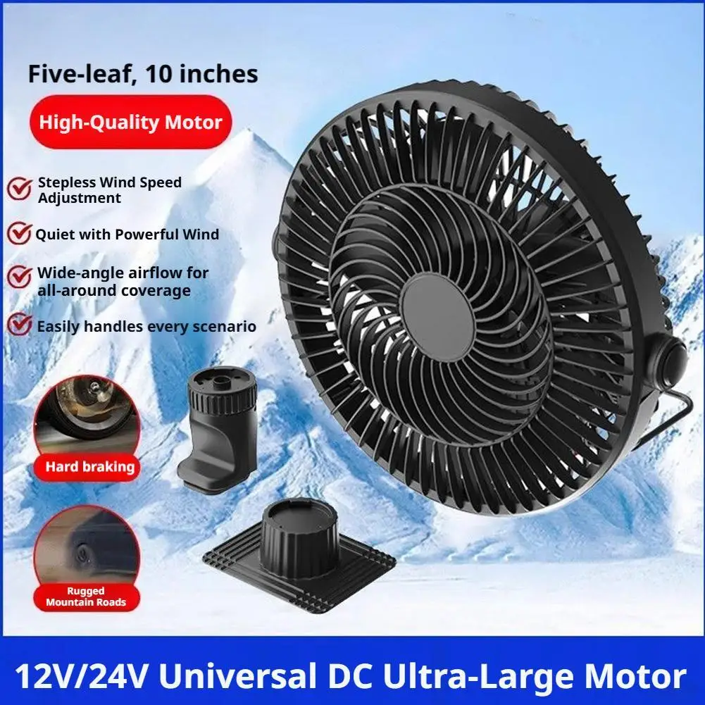 Portable USB Car Fan, 360° Rotatable Electric Seat Fan with Brushless Motor, Silent Cooling Air Conditioner for Home Office SUV
Portable USB Car Fan, 360° Rotatable Electric Seat Fan with Brushless Motor, Silent Cooling Air Conditioner for Home Office SUV