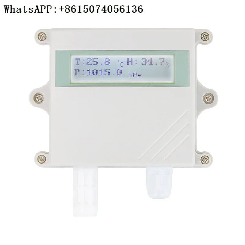 Indoor air temperature and humidity pressure sensor with temperature and humidity transmitter for displaying greenhouse air.
Indoor air temperature and humidity pressure sensor with temperature and humidity transmitter for displaying greenhouse air.