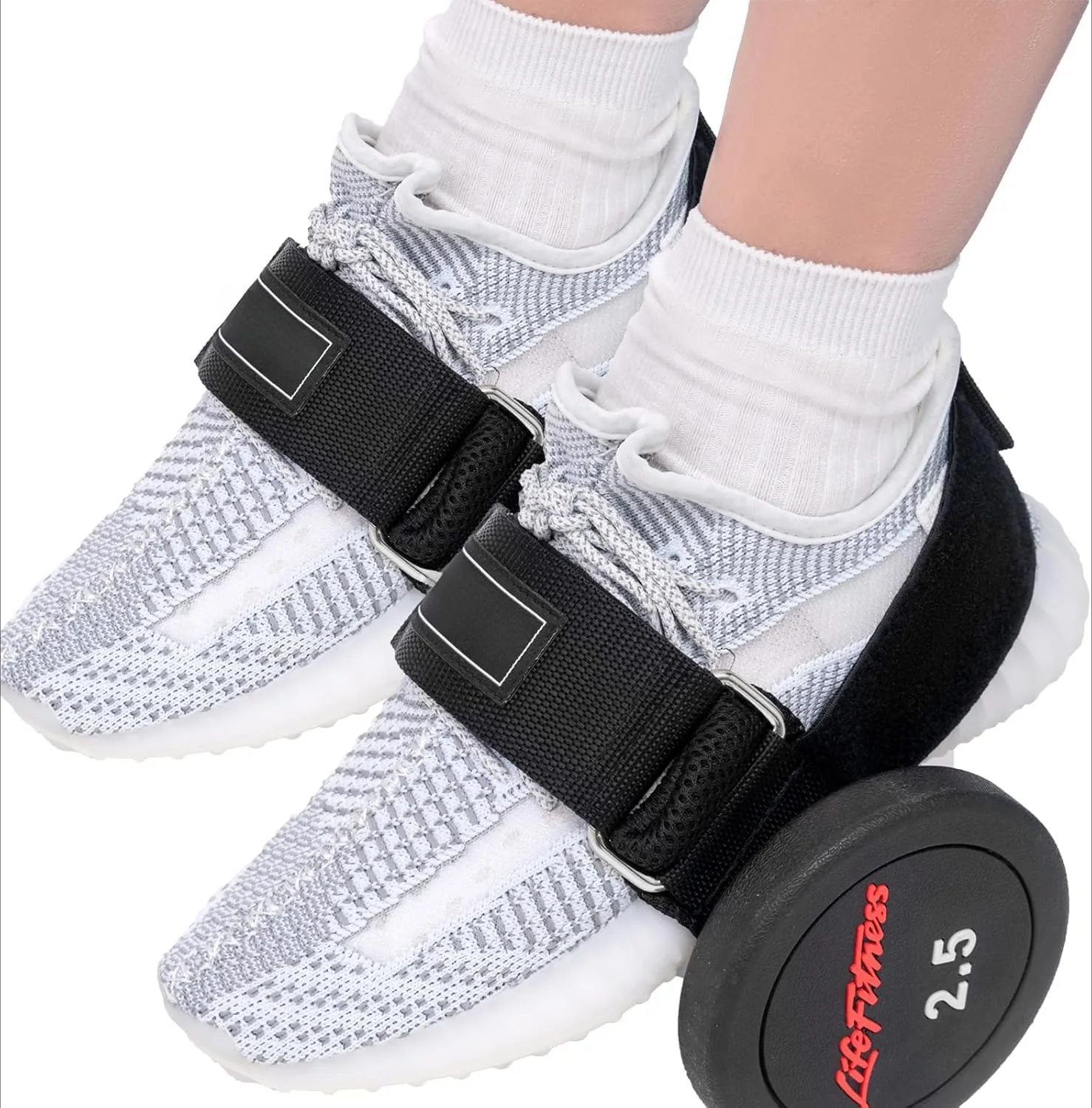 Feet Dumbbell Attachment,Tibialis Trainer, Feet Weight Lifting Dumbbell Ankle Strap,Leg Lift Exercise Equipment
Feet Dumbbell Attachment,Tibialis Trainer, Feet Weight Lifting Dumbbell Ankle Strap,Leg Lift Exercise Equipment