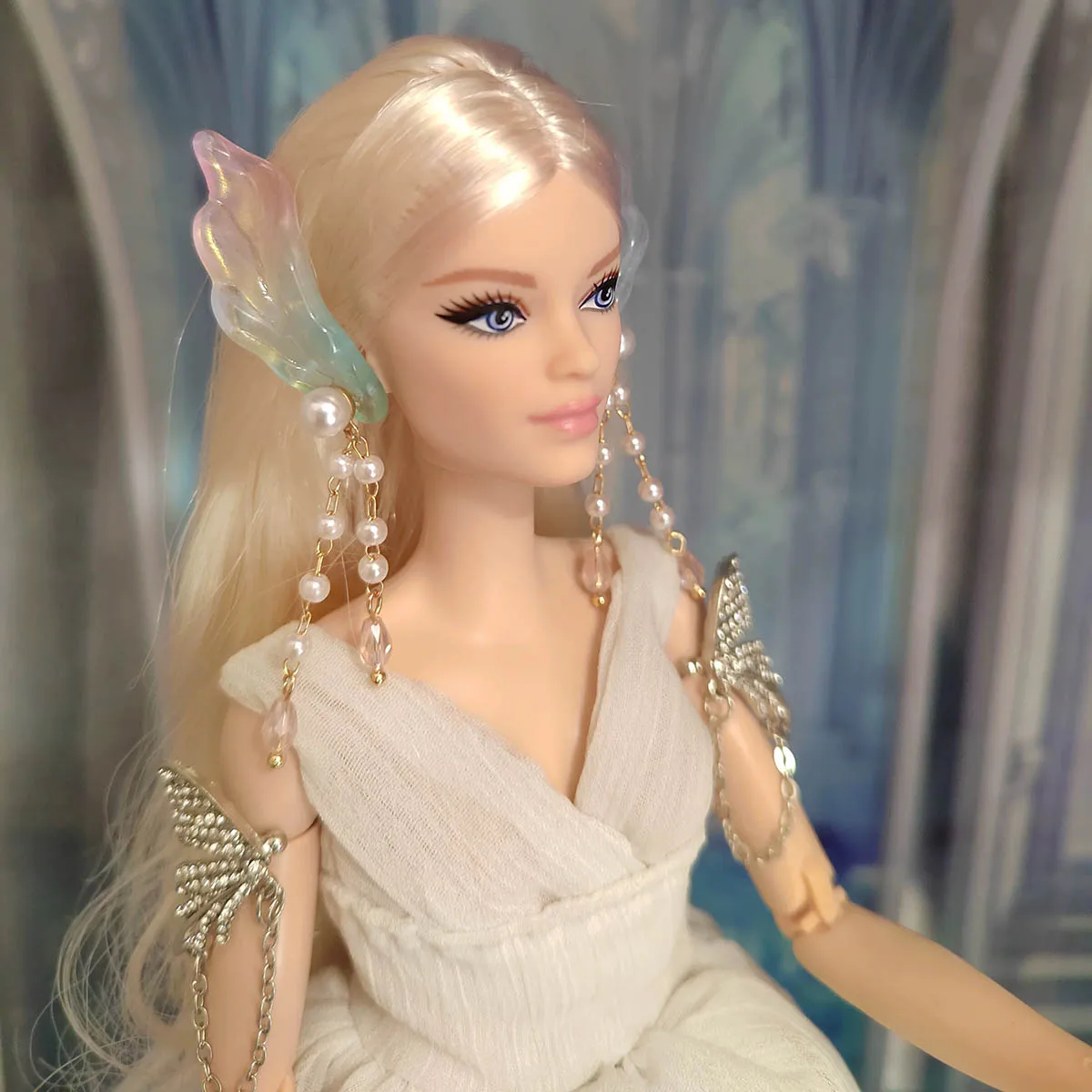 1/6 Supermodel Doll Jewellery Accessorie Original Design Mermaid Pearl Earrings For 30cm Doll Dinner Exquisite Earrings Dress Up
1/6 Supermodel Doll Jewellery Accessorie Original Design Mermaid Pearl Earrings For 30cm Doll Dinner Exquisite Earrings Dress Up