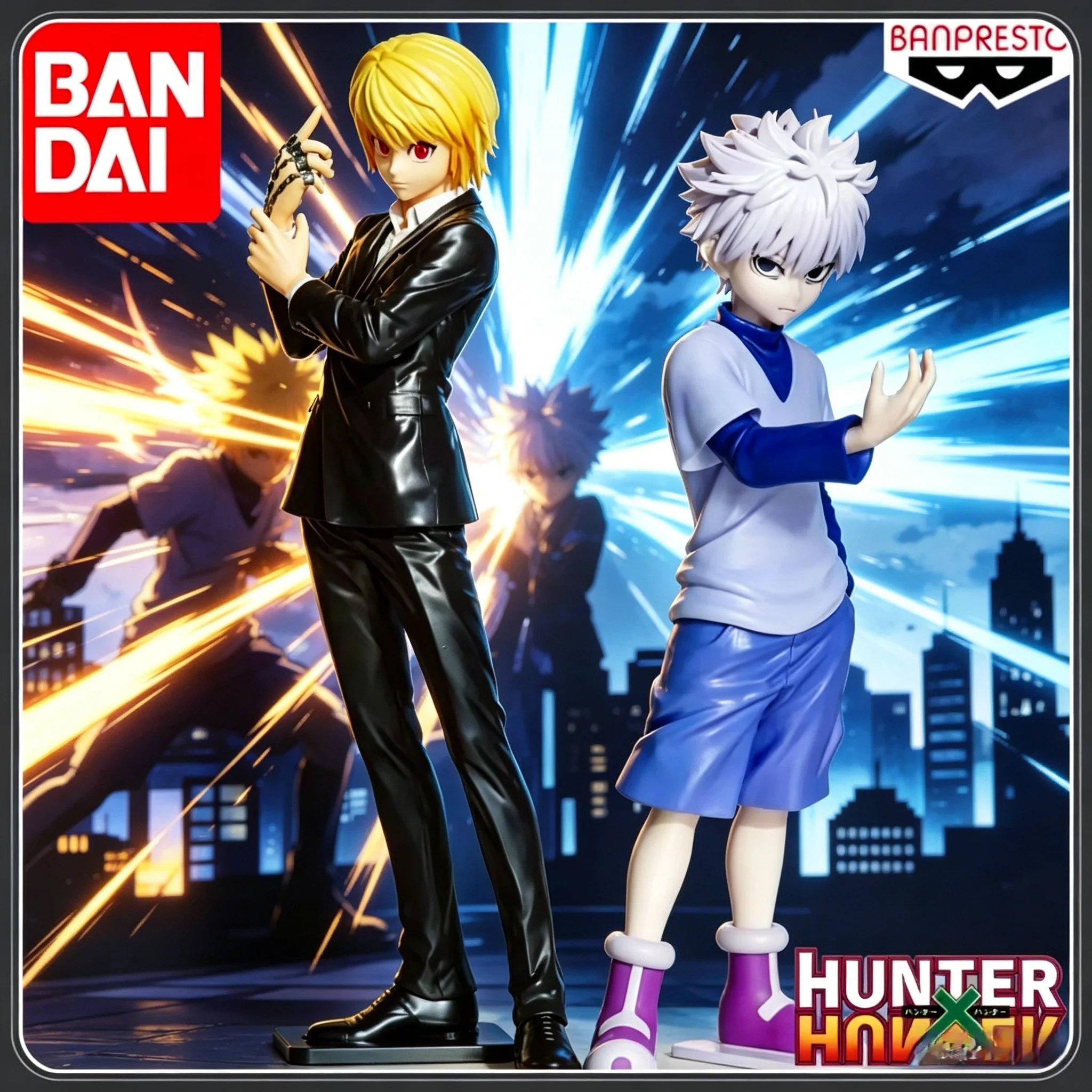 Коллекционная фигурка Bandai Banpresto Hunter X Hunter: Курапика и Килуа (версия Grandista GROS Suit) — аниме-статуэтка, модель, игрушка
Коллекционная фигурка Bandai Banpresto Hunter X Hunter: Курапика и Килуа (версия Grandista GROS Suit) — аниме-статуэтка, модель, игрушка