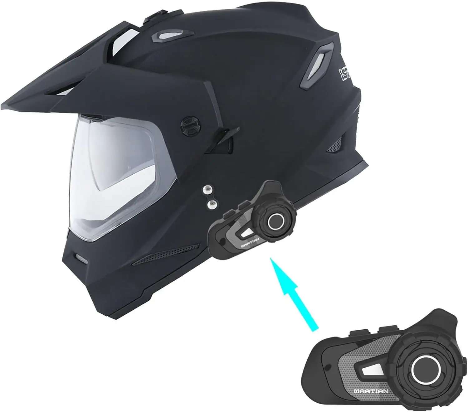 Z Bluetooth Dual Sport Motorcycle Motocross Off Road Full Face Helmet Dual Visor: HF802
Z Bluetooth Dual Sport Motorcycle Motocross Off Road Full Face Helmet Dual Visor: HF802
