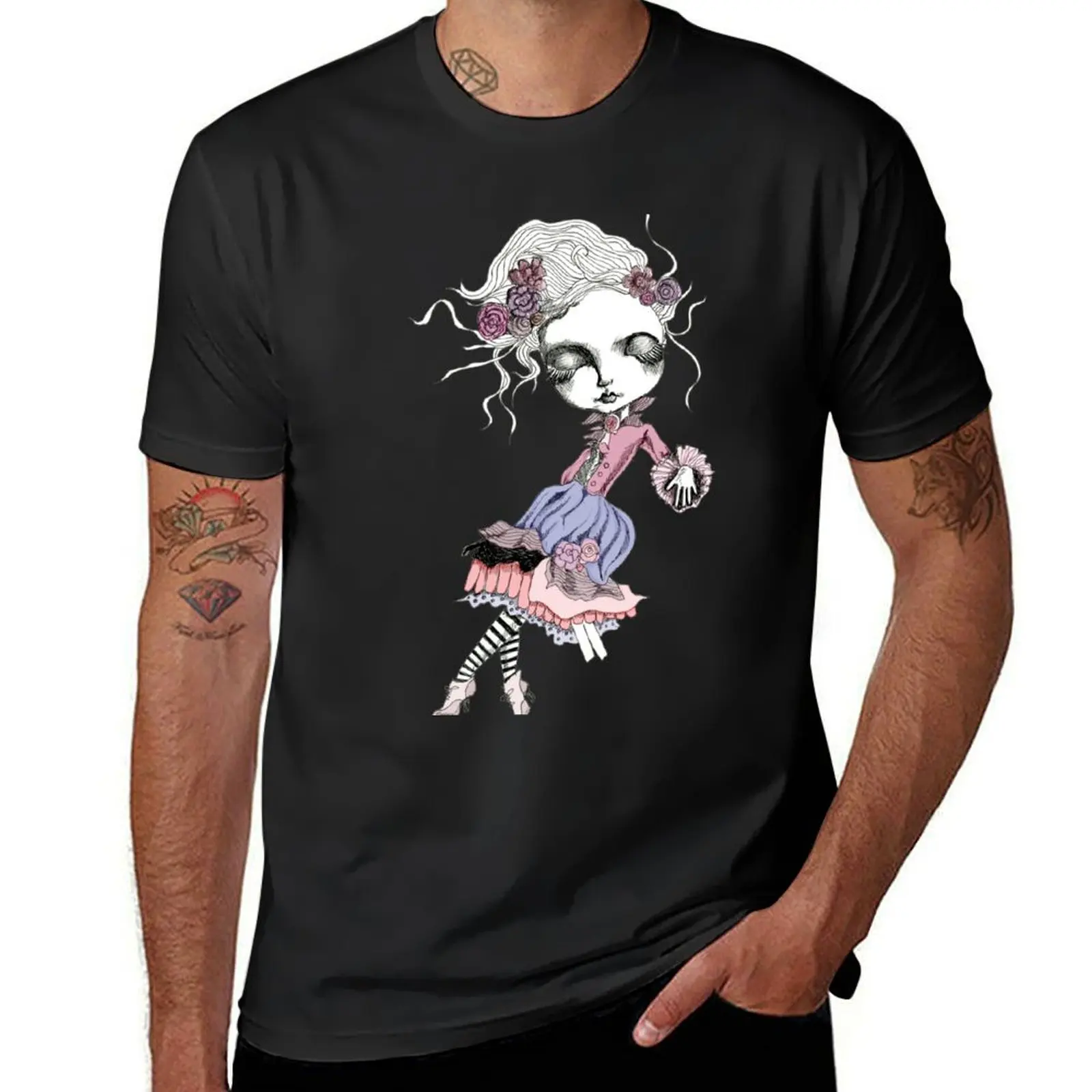 She is falling T-Shirt tops customs design your own korean fashion Short sleeve tee black t-shirts for men
She is falling T-Shirt tops customs design your own korean fashion Short sleeve tee black t-shirts for men