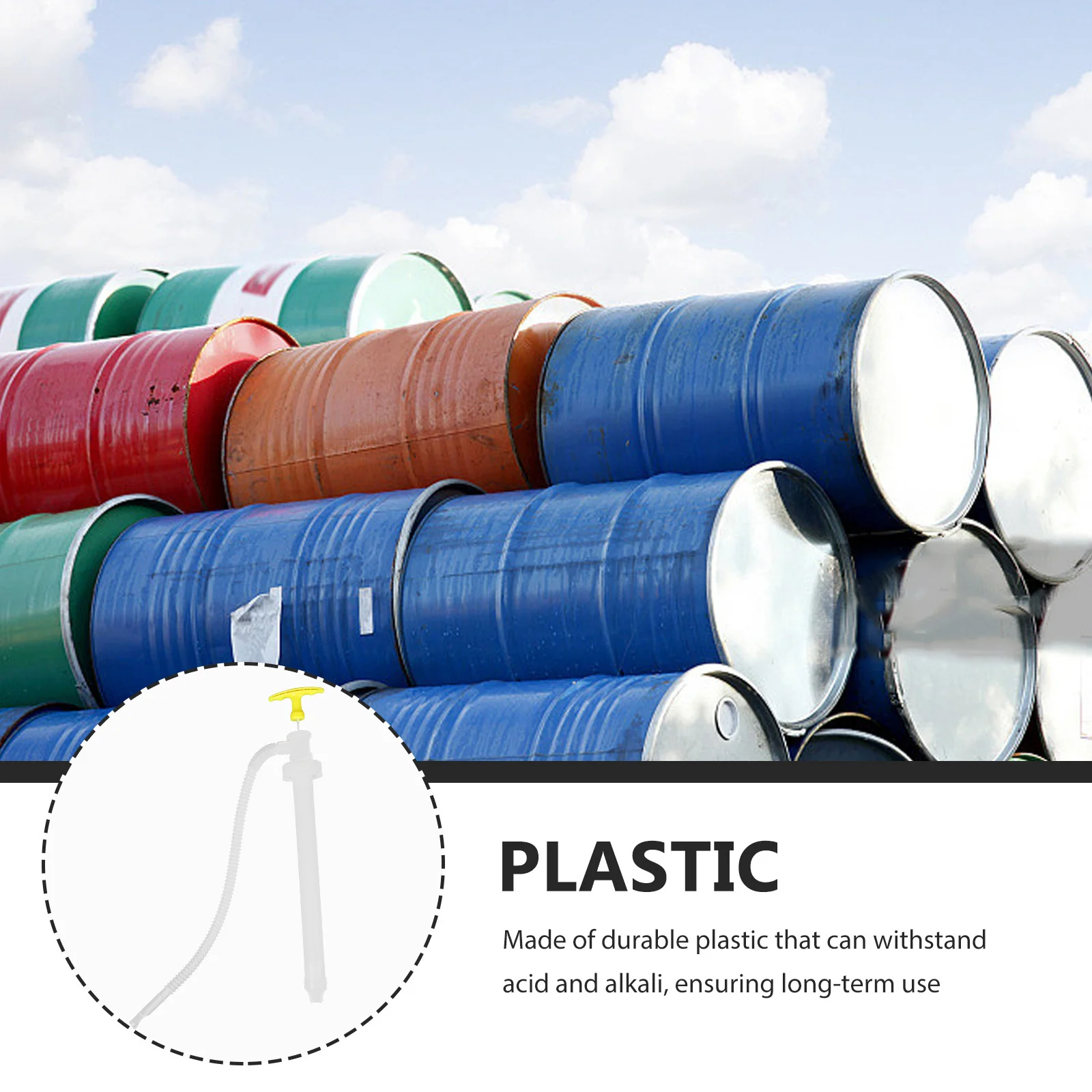 High Flow Siphon Hand Pump Reliable Manual Operation Acid Resistant Plastic Material Multipurpose Transfer Pump for Liquid Fuel
High Flow Siphon Hand Pump Reliable Manual Operation Acid Resistant Plastic Material Multipurpose Transfer Pump for Liquid Fuel