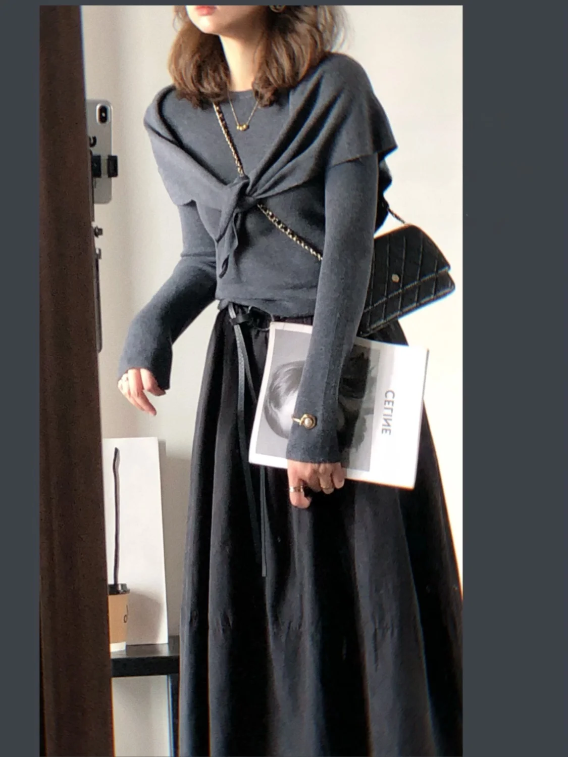 Mao Li Xiaoli Four ternoon Book Notes 5 Colors Korean Sle Simple round Ne Long Sve Knitted Sweater awl Slimming
Mao Li Xiaoli Four ternoon Book Notes 5 Colors Korean Sle Simple round Ne Long Sve Knitted Sweater awl Slimming