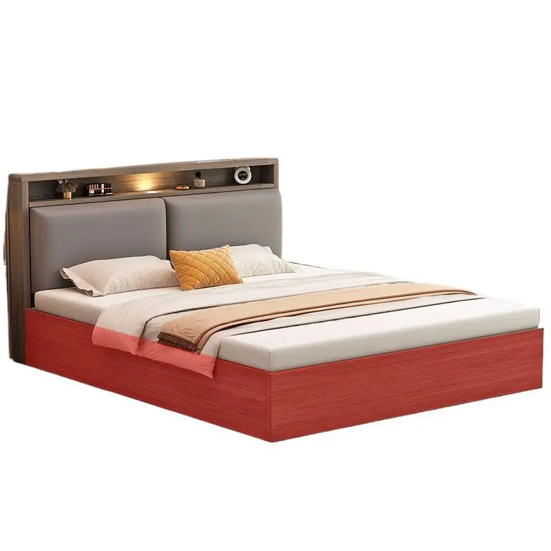 Solid wood bed, modern, simple, double, household, soft rest, storage, single, bedroom
Solid wood bed, modern, simple, double, household, soft rest, storage, single, bedroom
