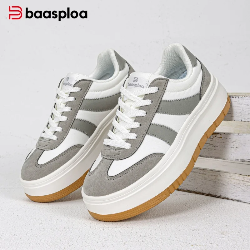 Baasploa Women Chunky Platform Sneakers Retro Street Style Thick Sole Walking Shoes Fashion Trainer Lace Up Casual Comfort Shoes
Baasploa Women Chunky Platform Sneakers Retro Street Style Thick Sole Walking Shoes Fashion Trainer Lace Up Casual Comfort Shoes