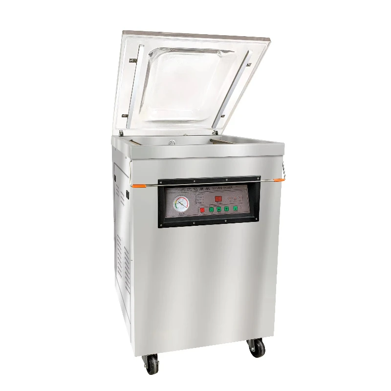 Automatic vacuum baler sealing single chamber vacuum small bag packaging machine
Automatic vacuum baler sealing single chamber vacuum small bag packaging machine