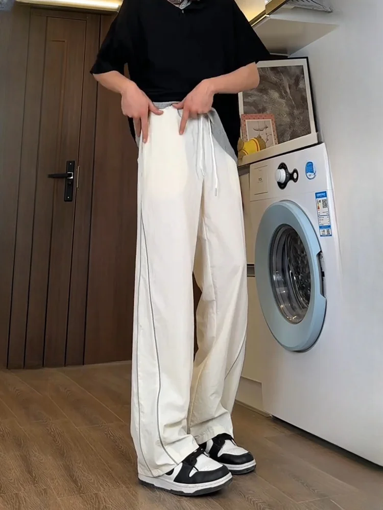 Элитные повседневные брюки из ледяного шелка с охлаждающим эффектом, свободные, прямого кроя, светоотражающие, весенне-летние, легкие, модные, прямые, в стиле tube-фит.
Элитные повседневные брюки из ледяного шелка с охлаждающим эффектом, свободные, прямого кроя, светоотражающие, весенне-летние, легкие, модные, прямые, в стиле tube-фит.