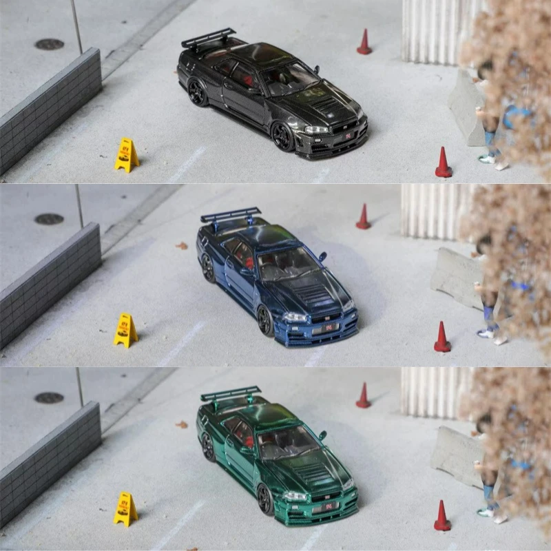 **Предзаказ** Литая под давлением модель автомобиля Fuji 1:64 Skyline R34 GT-R Nismo Z-Tune Carbon Limited99
**Предзаказ** Литая под давлением модель автомобиля Fuji 1:64 Skyline R34 GT-R Nismo Z-Tune Carbon Limited99