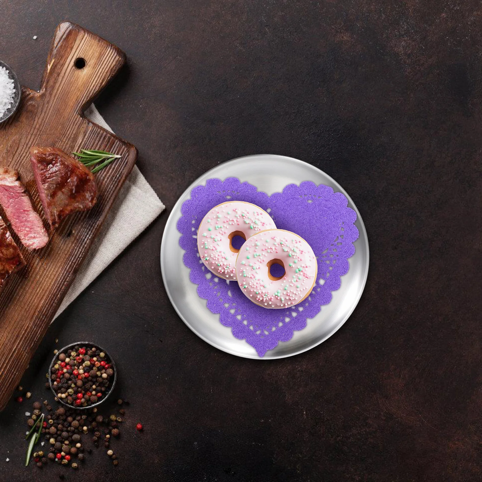 100 Pcs Cake Base Paper Mat Baking for Small Cakes Oil Absorption Food Basket Liners
100 Pcs Cake Base Paper Mat Baking for Small Cakes Oil Absorption Food Basket Liners