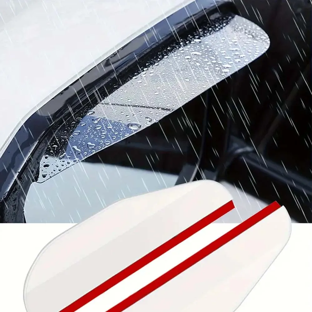 2Pcs Universal Car Rearview Mirror Rain Eyebrow Protector, Water-Blocking Eyebrows for Auto Side Mirror Rainproof Sunshade Cover
2Pcs Universal Car Rearview Mirror Rain Eyebrow Protector, Water-Blocking Eyebrows for Auto Side Mirror Rainproof Sunshade Cover