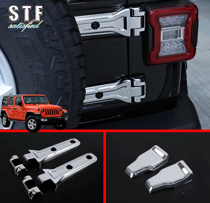 Хромированная накладка на петли задней двери из АБС-пластика для Jeep Wrangler JL 2018 2019, автомобильные аксессуары, наклейки W4
Хромированная накладка на петли задней двери из АБС-пластика для Jeep Wrangler JL 2018 2019, автомобильные аксессуары, наклейки W4