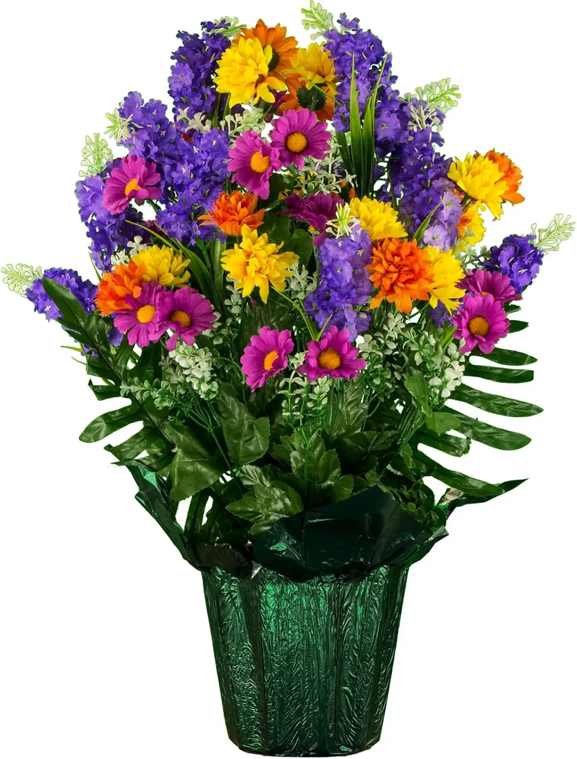 Artificial Wildflowers in Weighted Pot - Long Lasting Outdoor Yard or Porch Décor with Natural Colors
Artificial Wildflowers in Weighted Pot - Long Lasting Outdoor Yard or Porch Décor with Natural Colors