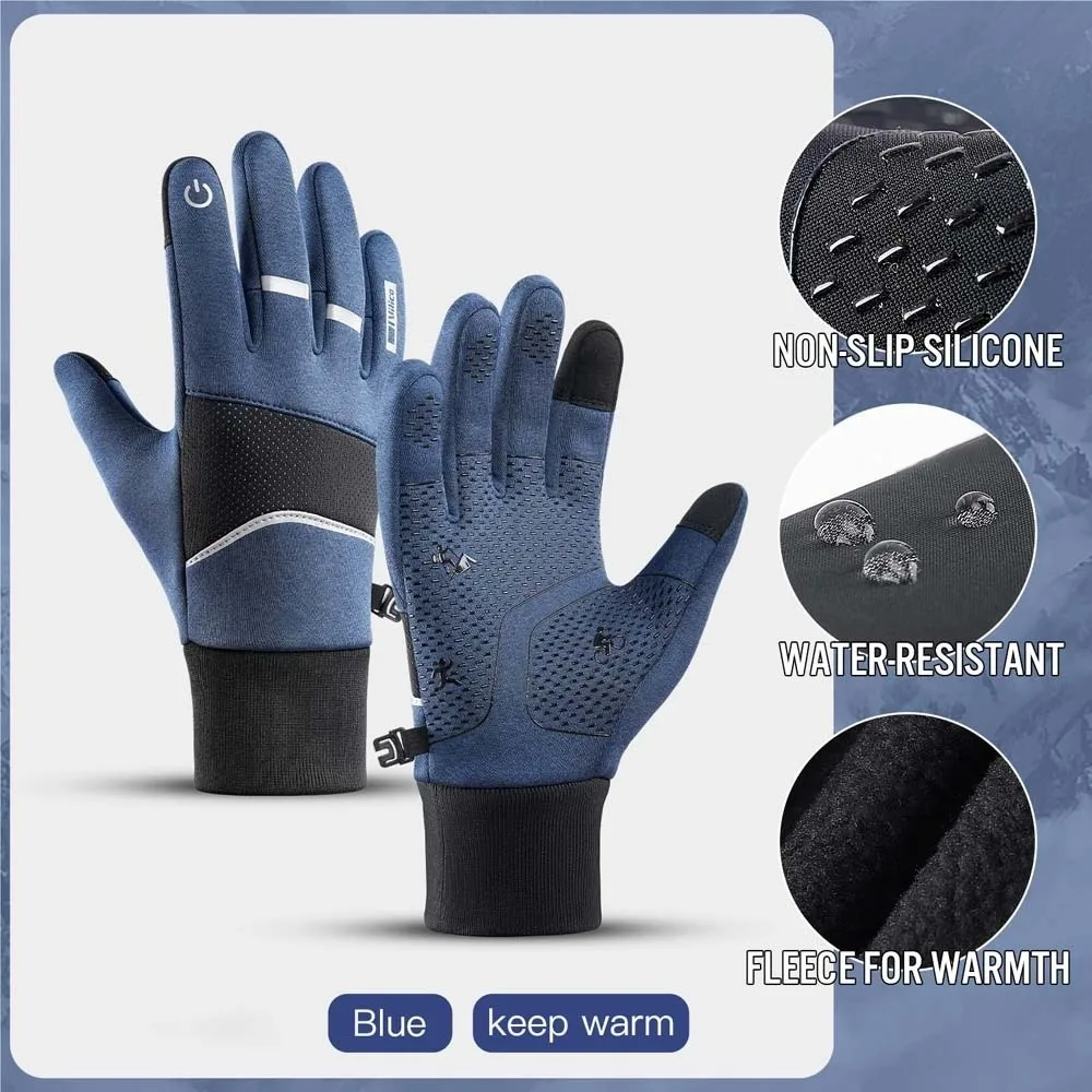 Polar Fleece Plush Thickened Gloves Reflective Stripe Anti-splash Water Nylon Anti-cold Mittens Solid Color Swen
Polar Fleece Plush Thickened Gloves Reflective Stripe Anti-splash Water Nylon Anti-cold Mittens Solid Color Swen