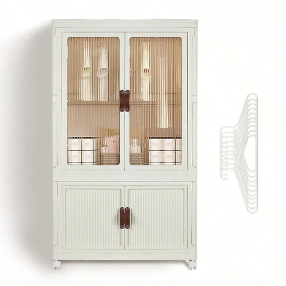 Folding Wardrobe 1 Folding Box Portable Closet, Easy To Install, Foldable Wardrobe With Door, Wheels And Hanging Rod, Bedroom C
Folding Wardrobe 1 Folding Box Portable Closet, Easy To Install, Foldable Wardrobe With Door, Wheels And Hanging Rod, Bedroom C