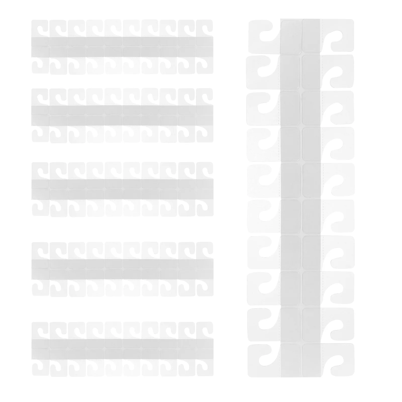 300 Pcs Transparent Pvc Self-adhesive Hook Packaging Box Jewelry Display Tabs for Hanging Folders Labels Sticky Wall
300 Pcs Transparent Pvc Self-adhesive Hook Packaging Box Jewelry Display Tabs for Hanging Folders Labels Sticky Wall