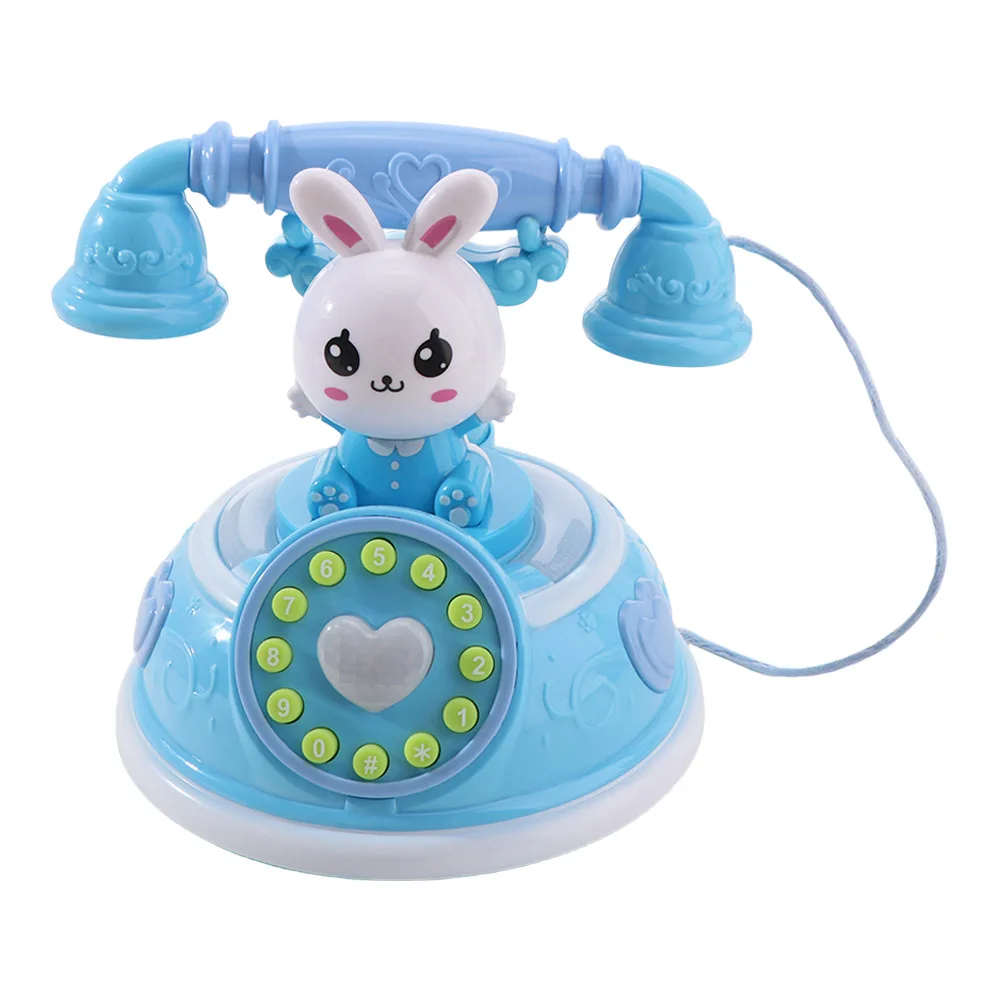 Early Education Rabbit Telephone Toy Rabbit with Music Sound Light Emulated Telephone Toys Lovely Cartoon
Early Education Rabbit Telephone Toy Rabbit with Music Sound Light Emulated Telephone Toys Lovely Cartoon