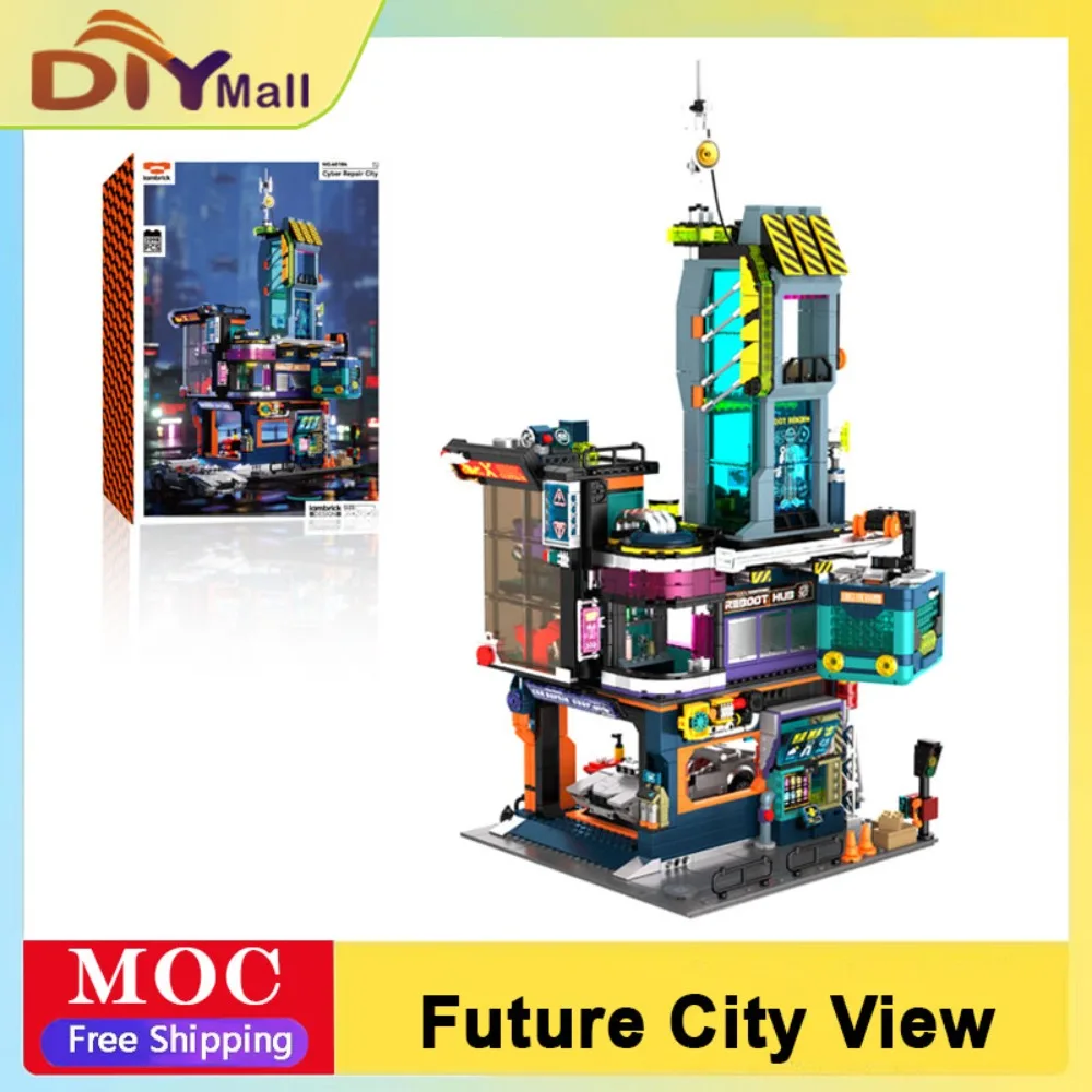2098pcs Punk City Night Scene Building Blocks Set Technology Future Building Street View Assembly Model Bricks Creative Toy Gift
2098pcs Punk City Night Scene Building Blocks Set Technology Future Building Street View Assembly Model Bricks Creative Toy Gift
