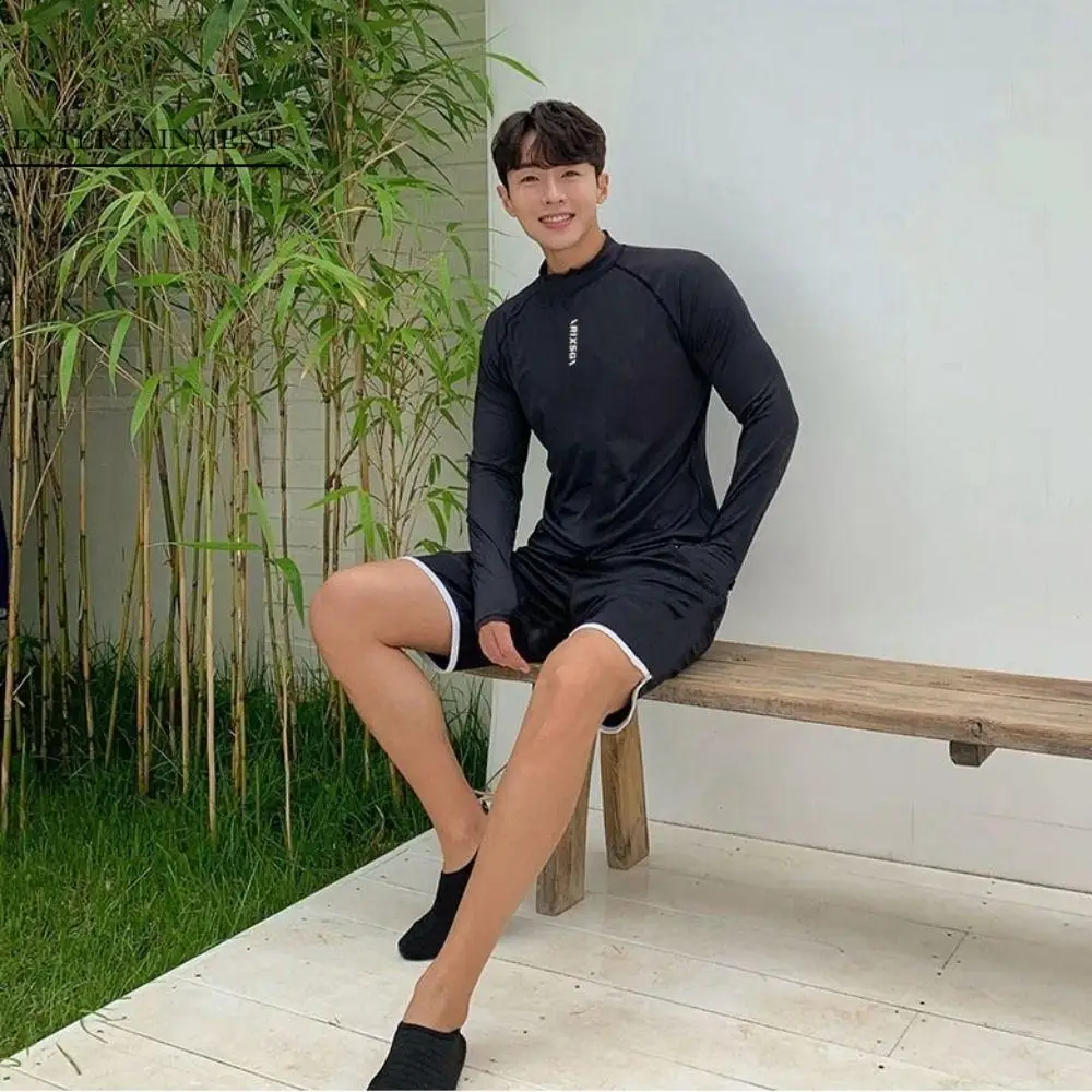 Комплект дышащего купальника унисекс с принтом листьев и длинными рукавами, одежда для серфинга, монокини из двух предметов, купальный костюм для дайвинга, серфинга 
Комплект дышащего купальника унисекс с принтом листьев и длинными рукавами, одежда для серфинга, монокини из двух предметов, купальный костюм для дайвинга, серфинга