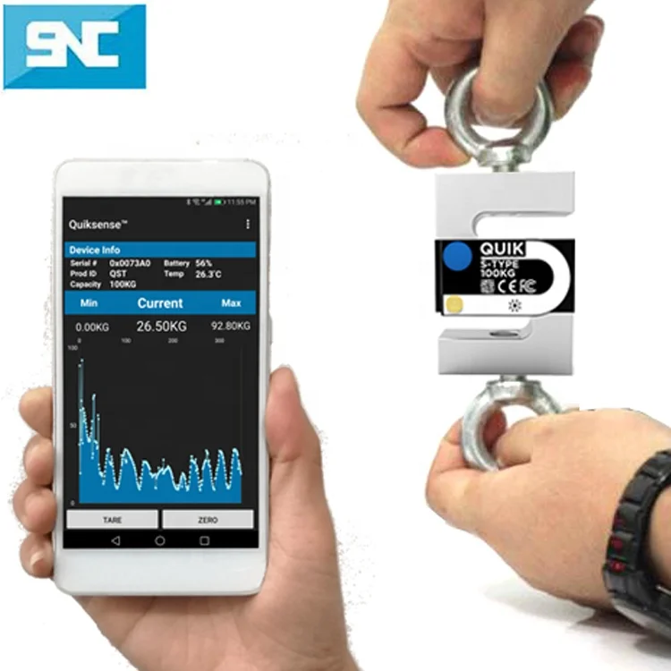 QST wireless Tension Compression Wireless Load Cell for human strength test
QST wireless Tension Compression Wireless Load Cell for human strength test