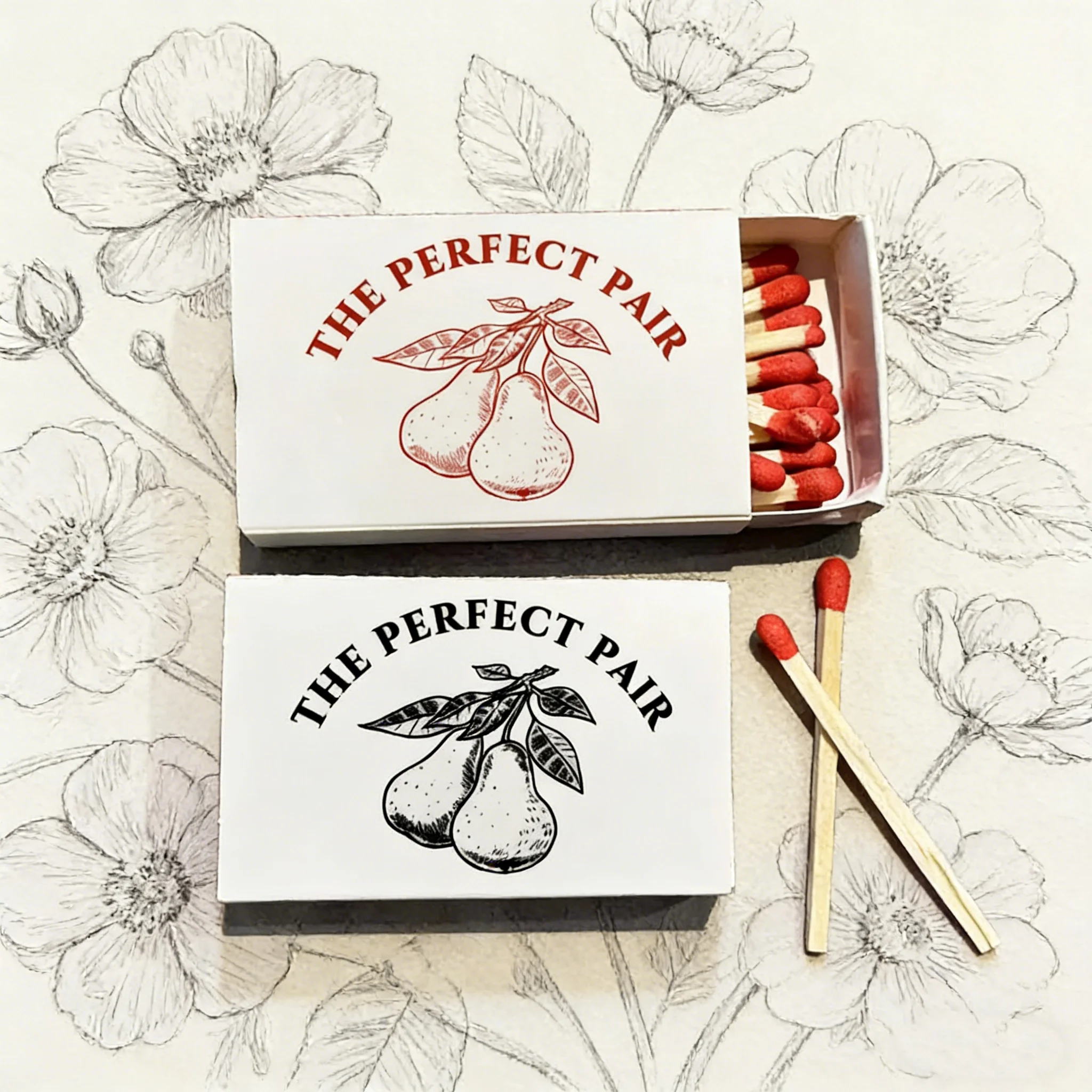 Custom Wedding Matchboxes, The Perfect Pair Party Gifts, Personalized Bridal Shower & Wedding Keepsakes
Custom Wedding Matchboxes, The Perfect Pair Party Gifts, Personalized Bridal Shower & Wedding Keepsakes