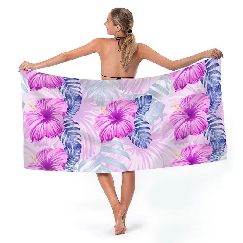 Tropical Hibiscus Flower Printed Beach Towel Quick Dry Polyester Bath Towel Pink Floral Sand Free Pool Towel for Summer Vacation
Tropical Hibiscus Flower Printed Beach Towel Quick Dry Polyester Bath Towel Pink Floral Sand Free Pool Towel for Summer Vacation