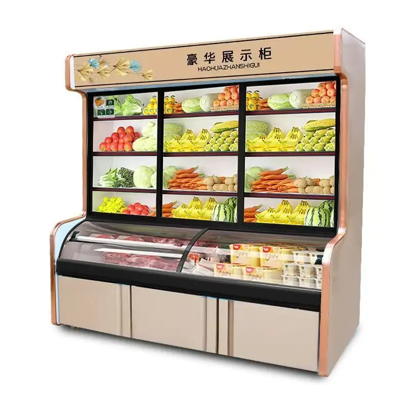 Double temperature and three temperature ordering cabinet Malatang fresh-keeping cabinet Vegetable display cabinet BBQ
Double temperature and three temperature ordering cabinet Malatang fresh-keeping cabinet Vegetable display cabinet BBQ