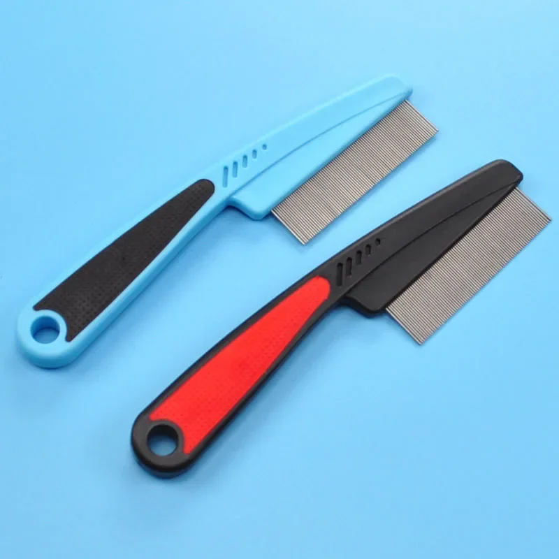 Hairbrush Pet Dog Comb Brush Stainless Steel Dense Tooth Lice Removal Dog Comb Tool Plastic Handle Pet Combs
Hairbrush Pet Dog Comb Brush Stainless Steel Dense Tooth Lice Removal Dog Comb Tool Plastic Handle Pet Combs
