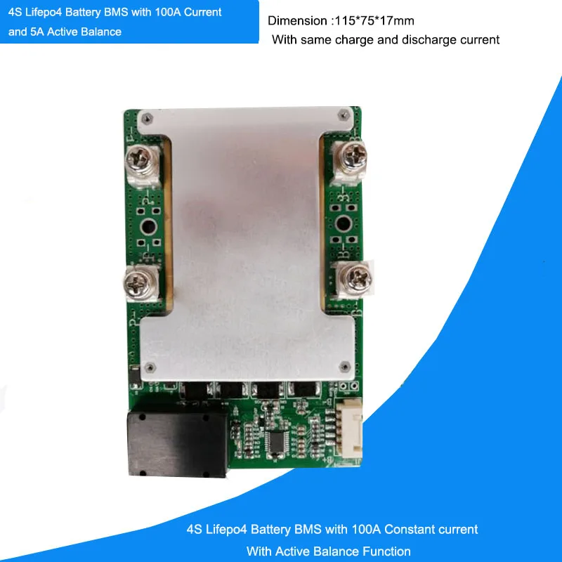4S Lifepo4 14,6 A аккумулятор BMS с активным балансиром и 5A балансирующим током для аккумуляторного блока Lifepo4 в
4S Lifepo4 14,6 A аккумулятор BMS с активным балансиром и 5A балансирующим током для аккумуляторного блока Lifepo4 в
