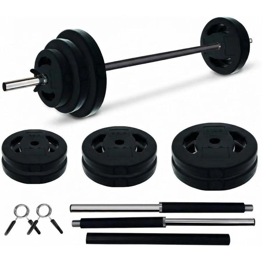 Регулируемый набор штанг 18 кг (40 фунтов) с полиуретановым покрытием для домашнего спортзала, силовых тренировок, кардио и упражнений на грудь, с мягким упором для плеч на штанге
Регулируемый набор штанг 18 кг (40 фунтов) с полиуретановым покрытием для домашнего спортзала, силовых тренировок, кардио и упражнений на грудь, с мягким упором для плеч на штанге
