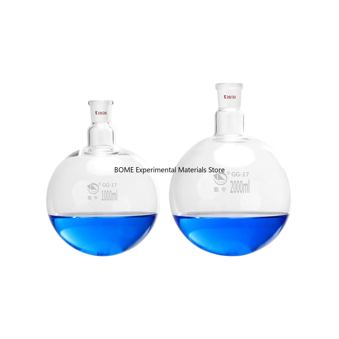 24# Single Neck Round Bottom Flask 100/250/500ml Distillation Flask Lab Glassware
24# Single Neck Round Bottom Flask 100/250/500ml Distillation Flask Lab Glassware