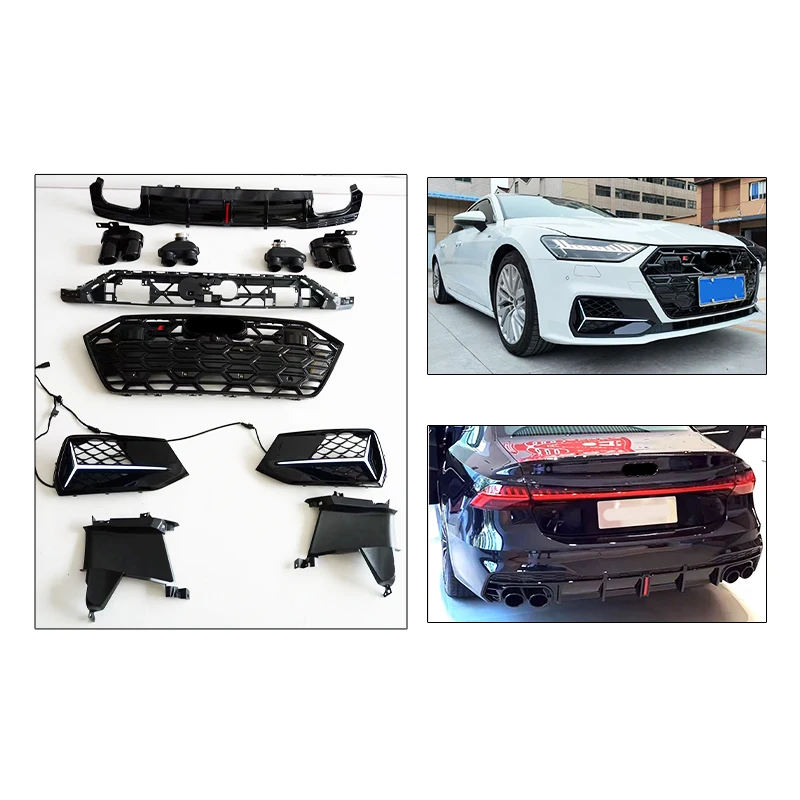 Classic Car Restomod Body Kits2025 A7 Car Modification Upgrade S7 Front Bumper Grille Rear Bumper Rear Lip Exhaust Pipe Body Kit
Classic Car Restomod Body Kits2025 A7 Car Modification Upgrade S7 Front Bumper Grille Rear Bumper Rear Lip Exhaust Pipe Body Kit