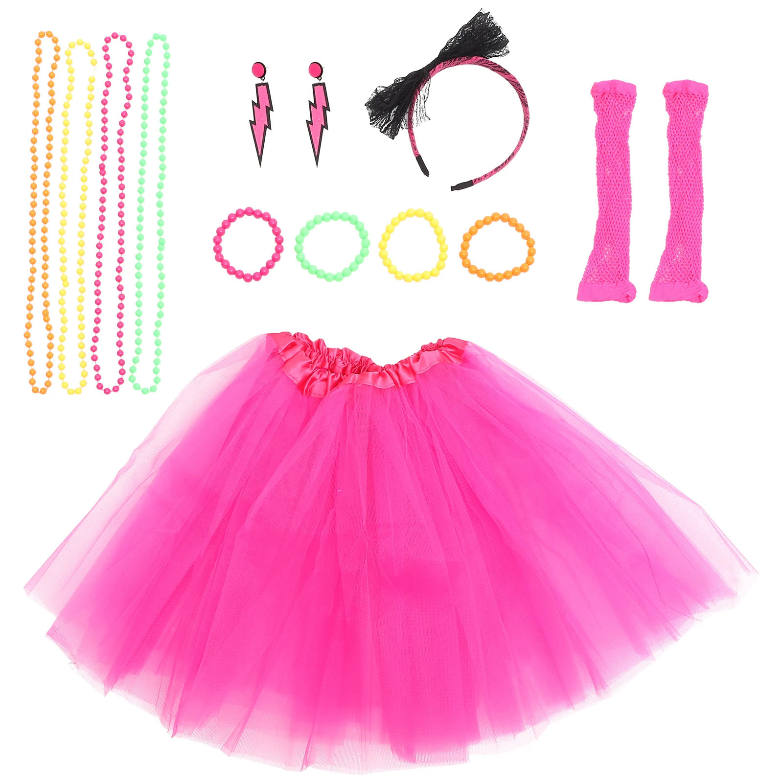 Tutu Skirt Suit Costume Jewelry Women Party Accessories Earrings Necklace Cuff Halloween Fancy Dress Adult Set
Tutu Skirt Suit Costume Jewelry Women Party Accessories Earrings Necklace Cuff Halloween Fancy Dress Adult Set