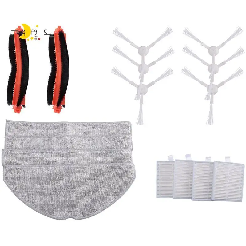 Комплект сменных аксессуаров для робота-пылесоса Xiaomi E10 B112 E12: основная и боковые щетки, салфетки для влажной уборки, HEPA-фильтр (модель AF95)
Комплект сменных аксессуаров для робота-пылесоса Xiaomi E10 B112 E12: основная и боковые щетки, салфетки для влажной уборки, HEPA-фильтр (модель AF95)