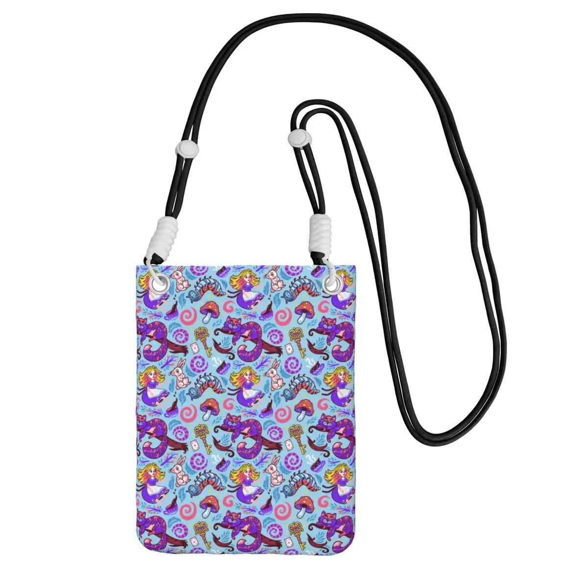Custom Alice In Wonderland Mobile Phone Bag Camping Women Men Cheshire Cat Small Crossbody Purse Smart Phone Wallet With Strap
Custom Alice In Wonderland Mobile Phone Bag Camping Women Men Cheshire Cat Small Crossbody Purse Smart Phone Wallet With Strap