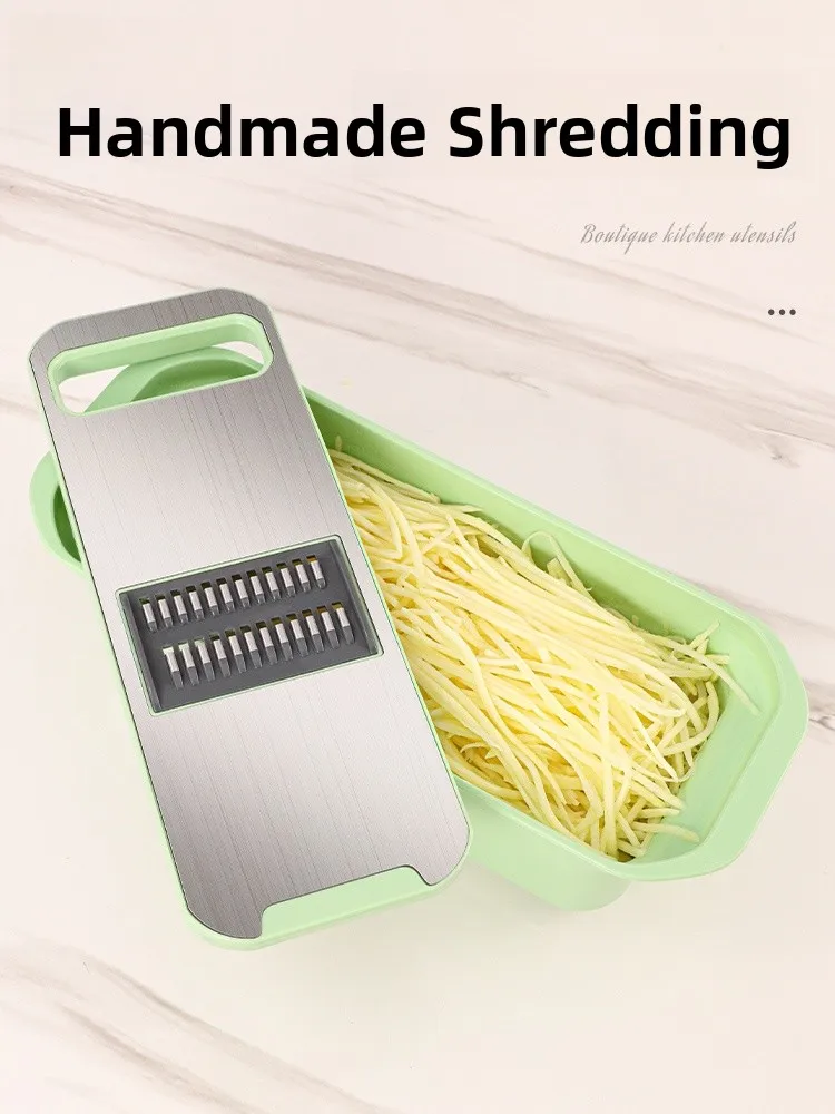 Кухонный инструмент для нарезки овощей без травм, резак для картофельной ленты, овощечистка для моркови, многофункциональный инструмент для приготовления пищи, скандинавский сле
Кухонный инструмент для нарезки овощей без травм, резак для картофельной ленты, овощечистка для моркови, многофункциональный инструмент для приготовления пищи, скандинавский сле