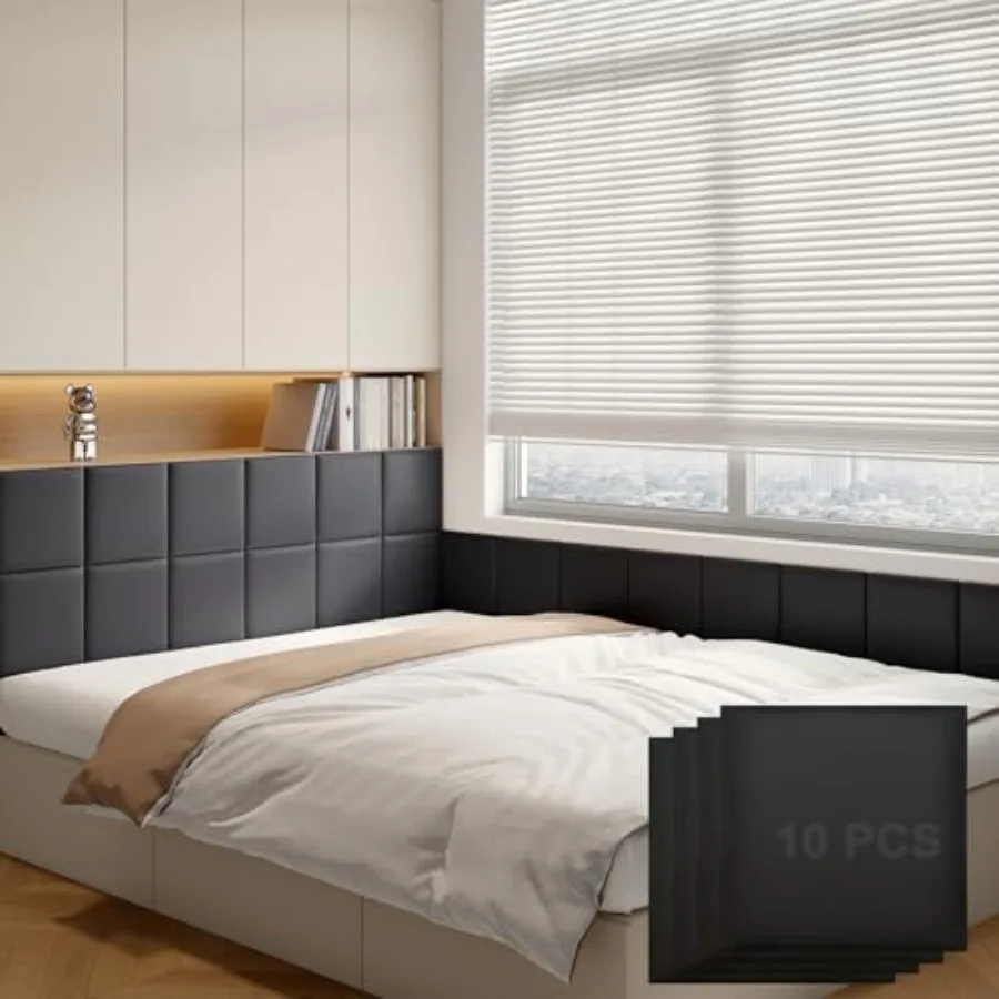 3D Anti-Collision Wall Padding for Peel and Stick Headboard Wall Panels of Sized 11.8"x 11.8" Self-Adhesive Panels for Playroom
3D Anti-Collision Wall Padding for Peel and Stick Headboard Wall Panels of Sized 11.8"x 11.8" Self-Adhesive Panels for Playroom