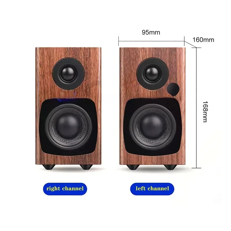 Three-inch 25-100W 8 ohm 88dB active speaker/passive bookshelf speaker, multimedia high-fidelity audiophile-grade wooden speaker
Three-inch 25-100W 8 ohm 88dB active speaker/passive bookshelf speaker, multimedia high-fidelity audiophile-grade wooden speaker