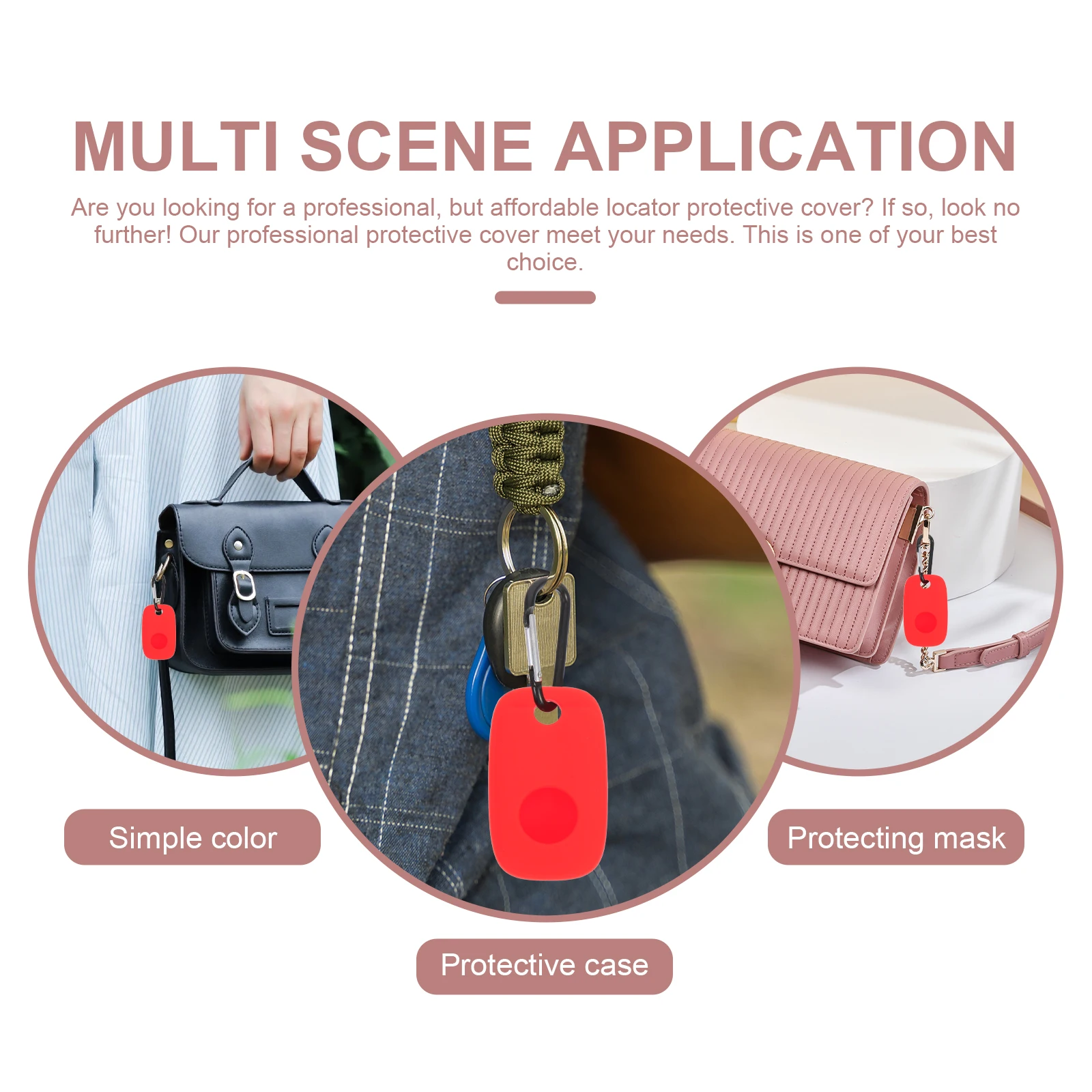 2Pcs Silicone Protective Cover Case Accessory Shockproof Durable Simple Protective Holder for Tracker
2Pcs Silicone Protective Cover Case Accessory Shockproof Durable Simple Protective Holder for Tracker