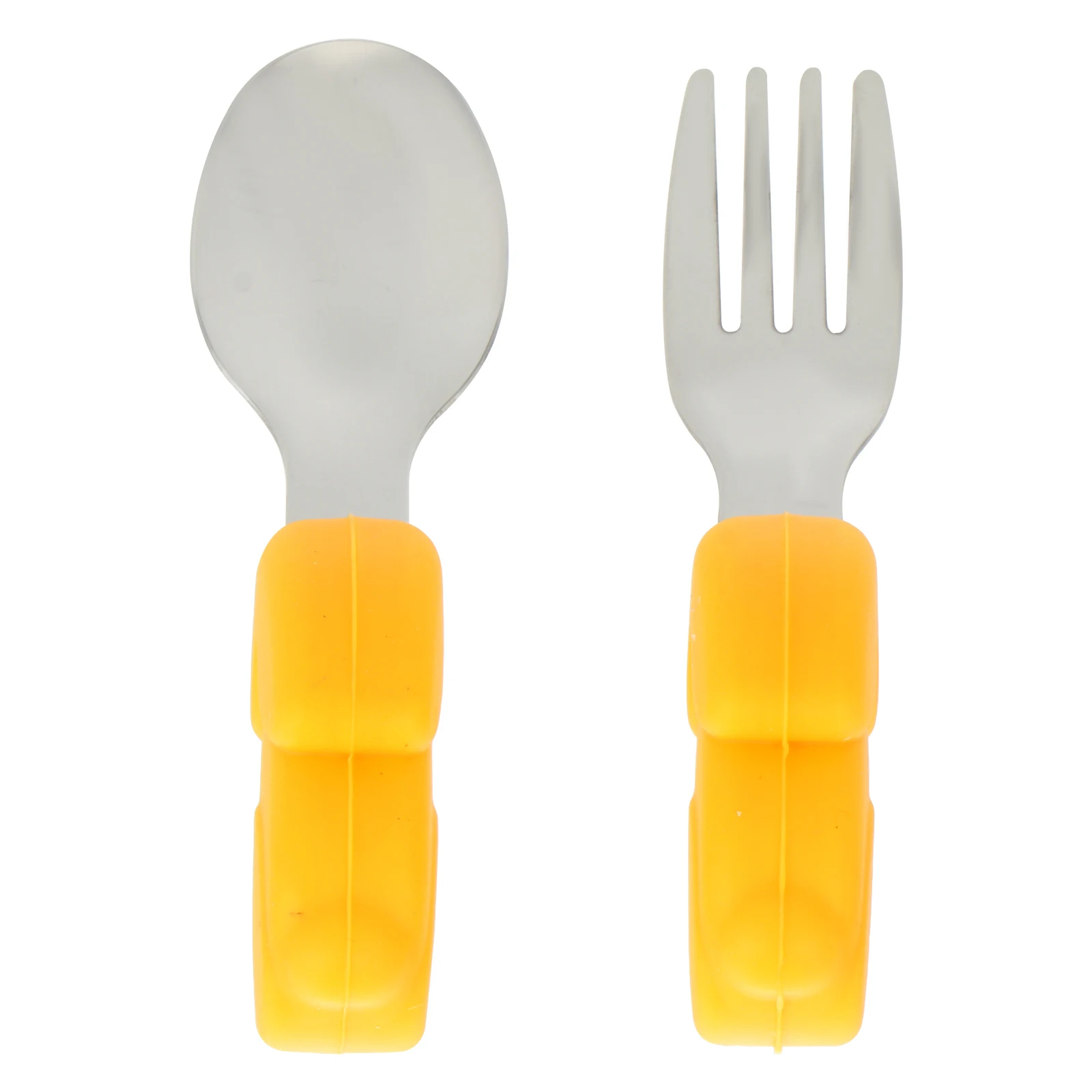 2Pcs Baby Learning Spoon For Kids Tableware Set Stainless Steel Silicone Utensils Ergonomic Kids Spoon Fork Milk Feeding
2Pcs Baby Learning Spoon For Kids Tableware Set Stainless Steel Silicone Utensils Ergonomic Kids Spoon Fork Milk Feeding