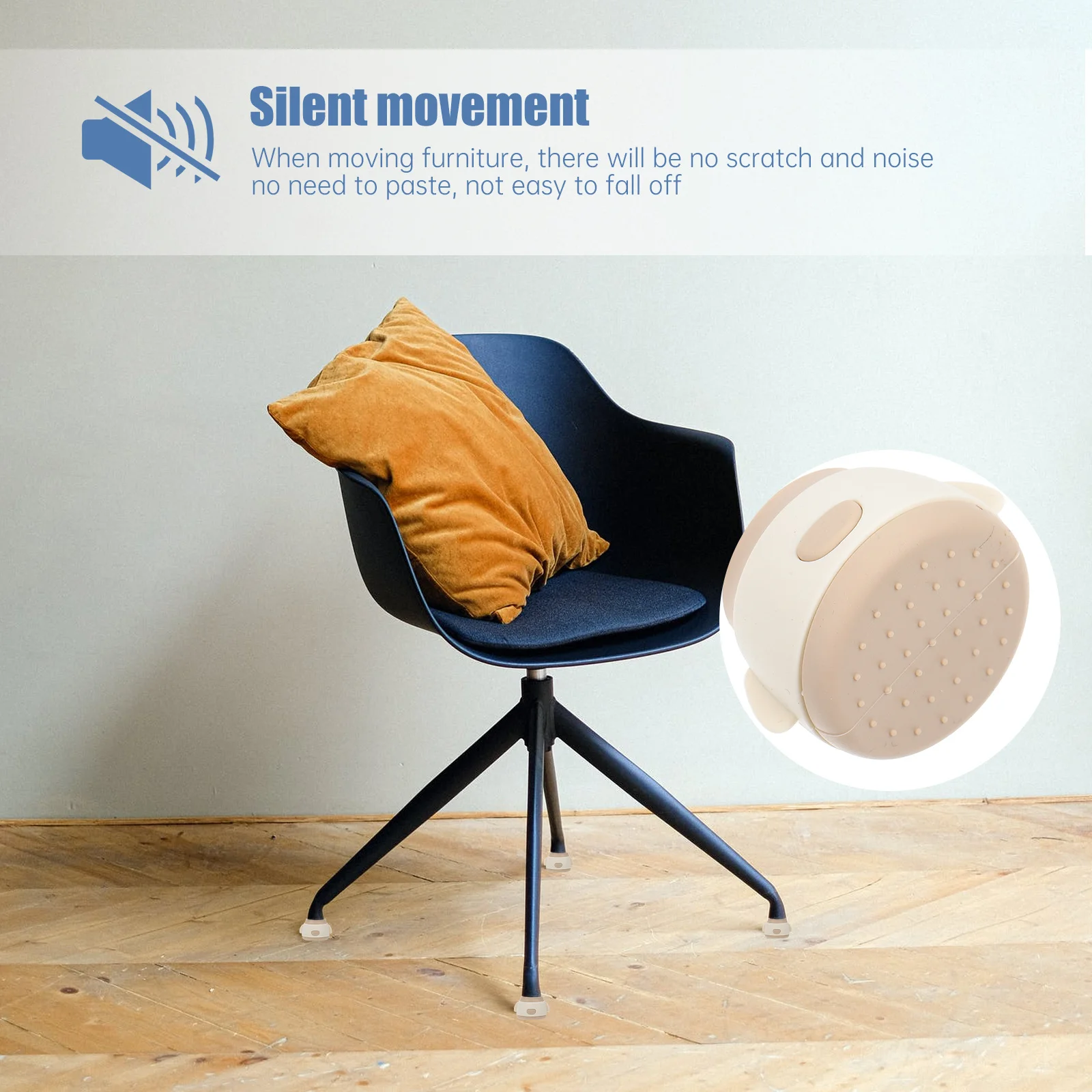 8Pcs Silicone Chair Leg Protectors Non-Slip Chair Feet Caps Soft Anti-Scratch Furniture Leg Covers for Tables Chairs Floors 
8Pcs Silicone Chair Leg Protectors Non-Slip Chair Feet Caps Soft Anti-Scratch Furniture Leg Covers for Tables Chairs Floors