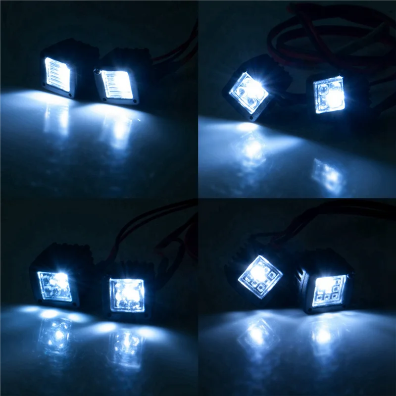 4X Modified Headlights Spotlights Car Top Lights Bumper Lights For AXIAL SCX10 JEEP TRAXXAS TRX4 TRX6 1/10,B
4X Modified Headlights Spotlights Car Top Lights Bumper Lights For AXIAL SCX10 JEEP TRAXXAS TRX4 TRX6 1/10,B