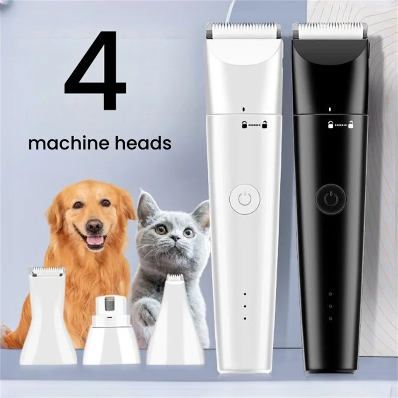 Professional Hair Clipper Trimmer Set Puppy Wide Cordless Dog Deslanador Salon Grooming Peeling Products with 4 Machine Heads
Professional Hair Clipper Trimmer Set Puppy Wide Cordless Dog Deslanador Salon Grooming Peeling Products with 4 Machine Heads