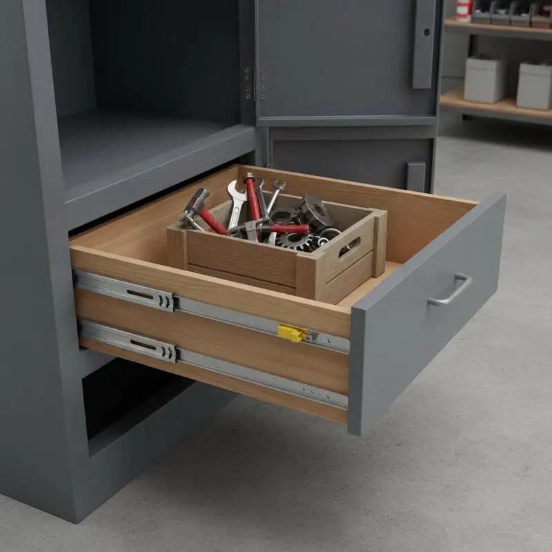 Heavy Duty Drawer Slides, 1 Pair 30inch Locking Drawer Slides, 500lbs Load Capacity, Side Mount Ball Bearing Drawer Glides, Full Extension Industrial Locking Rail
Heavy Duty Drawer Slides, 1 Pair 30inch Locking Drawer Slides, 500lbs Load Capacity, Side Mount Ball Bearing Drawer Glides, Full Extension Industrial Locking Rail