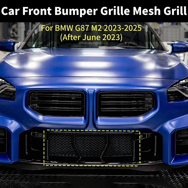 3Pcs/set For BMW G87 M2 2023-2025 Front Bumper Grille Mesh Grill Car Exterior Accessories Protection Insect Net
3Pcs/set For BMW G87 M2 2023-2025 Front Bumper Grille Mesh Grill Car Exterior Accessories Protection Insect Net